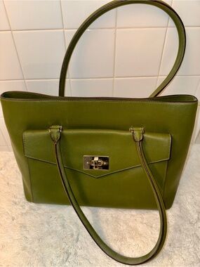Kate Spade dark green purse